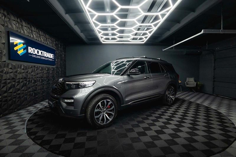 Grau Gebraucht 2021 Ford Explorer ST-Line SUV | 38.990 € (Superpreis) - Bild 1/4