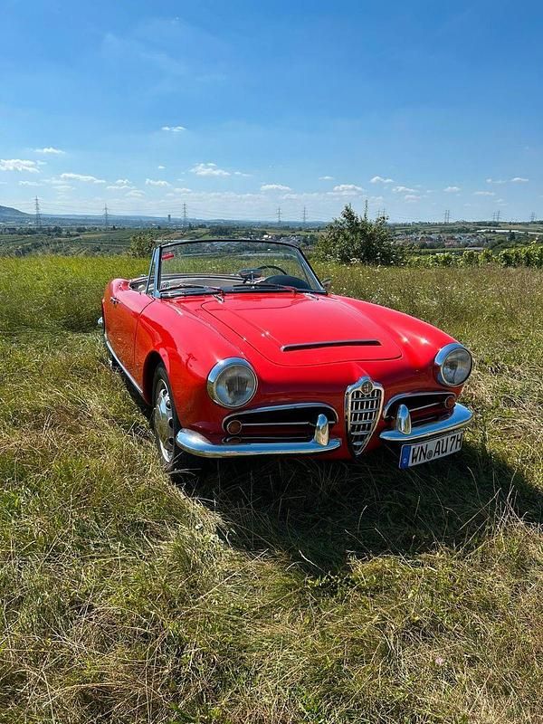 Rot Gebraucht 1963 Alfa Romeo Giulia Cabrio | 60.500 € - Bild 1/4