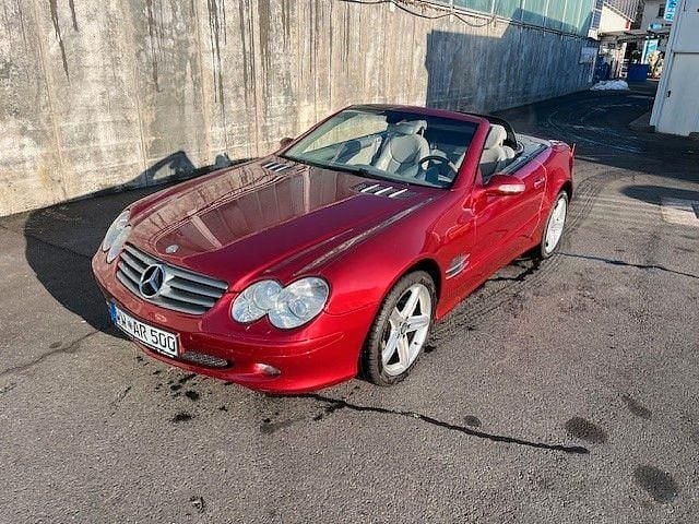 Rot Gebraucht 2002 Mercedes SL350 Cabrio | 12.000 € (Guter Preis) - Bild 1/4