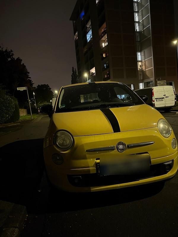 Gelb Gebraucht 2008 Fiat 500 Kleinwagen | 3.999 € (Fairer Preis) - Bild 1/4
