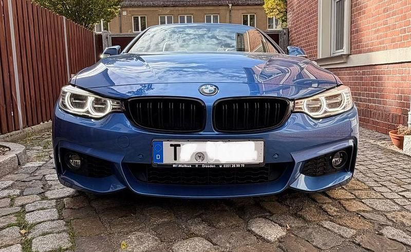 Blau Gebraucht 2016 BMW 440 M Sport Cabrio | 30.000 € (Fairer Preis) - Bild 1/4