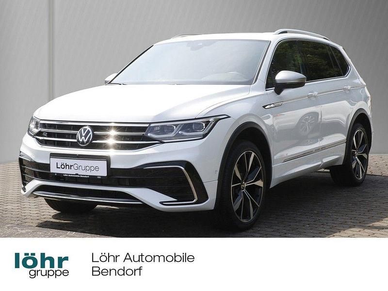 Oryxweiß perlmutteffekt Gebraucht 2024 VW Tiguan Allspace R-line SUV | 42.980 € (Guter Preis) - Bild 1/4