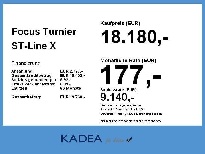 Gebraucht Ford Focus ST-Line X 125 PS (91 kW) 2024 Obsidianschwarz metallic