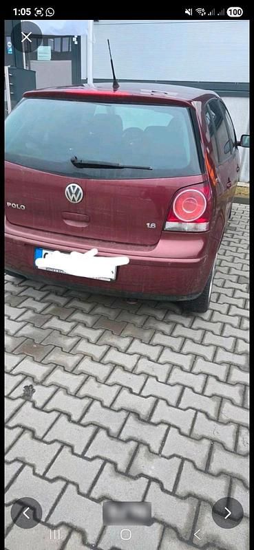 Gebraucht VW Polo 105 PS (77 kW) 2008 Rot Kleinwagen