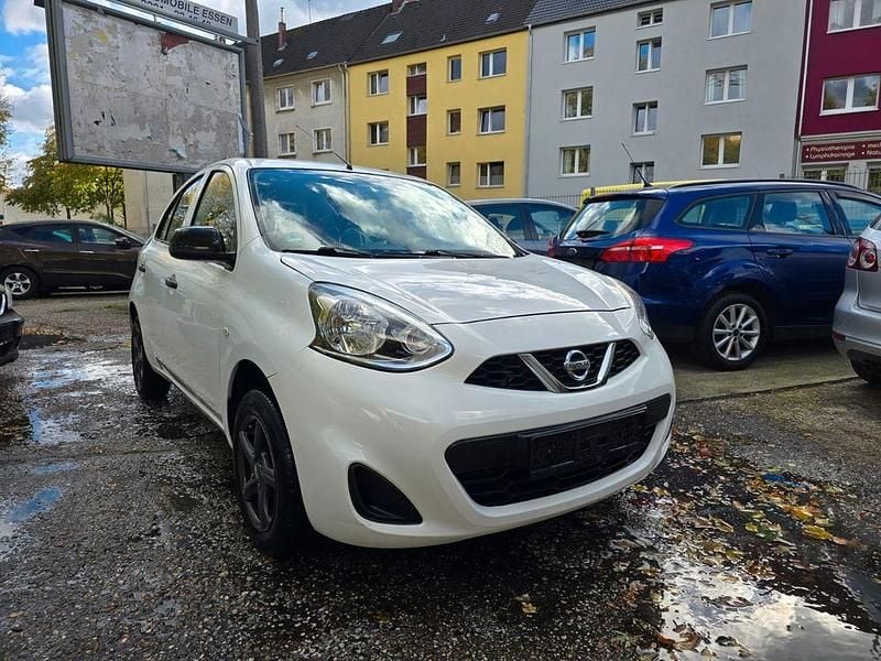Weiß Gebraucht 2013 Nissan Micra Visia Limousine | 3.300 € (Fairer Preis) - Bild 1/4