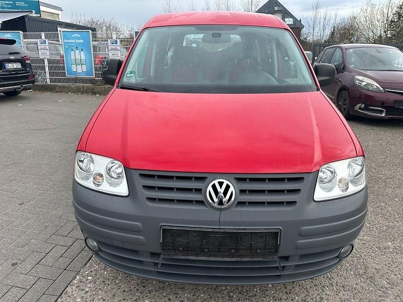 Gebraucht VW Caddy Team 80 PS (58 kW) 2008 Rot Van / Kleinbus