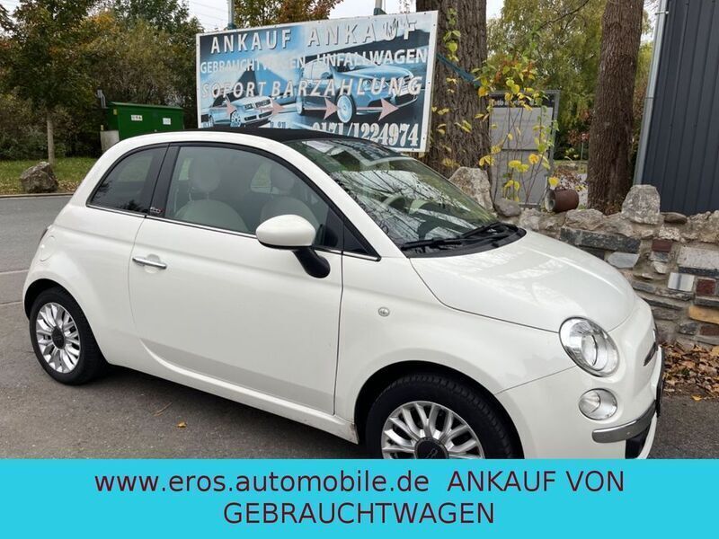 Colore esterno (gelato weiss) Gebraucht 2015 Fiat 500C Cabrio | 7.900 € (Fairer Preis) - Bild 1/4
