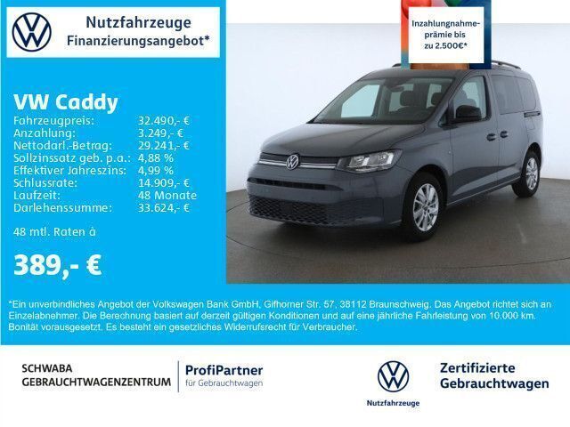 Pure grey Gebraucht 2024 VW Caddy Life Van / Kleinbus | 32.490 € (Fairer Preis) - Bild 1/4