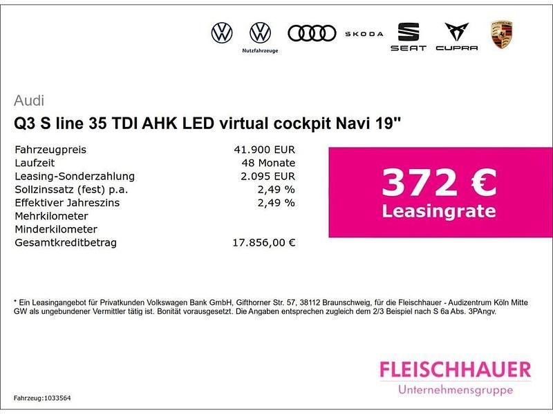 Gebraucht Audi Q3 S-Line 150 PS (110 kW) 2025 Grau SUV