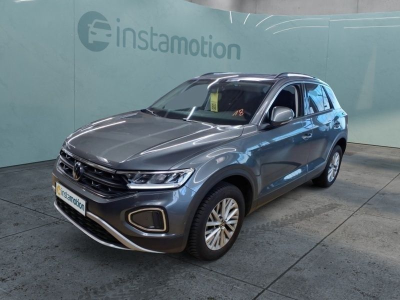 Grau Gebraucht 2024 VW T-Roc Life SUV | 22.840 € (Guter Preis) - Bild 1/3