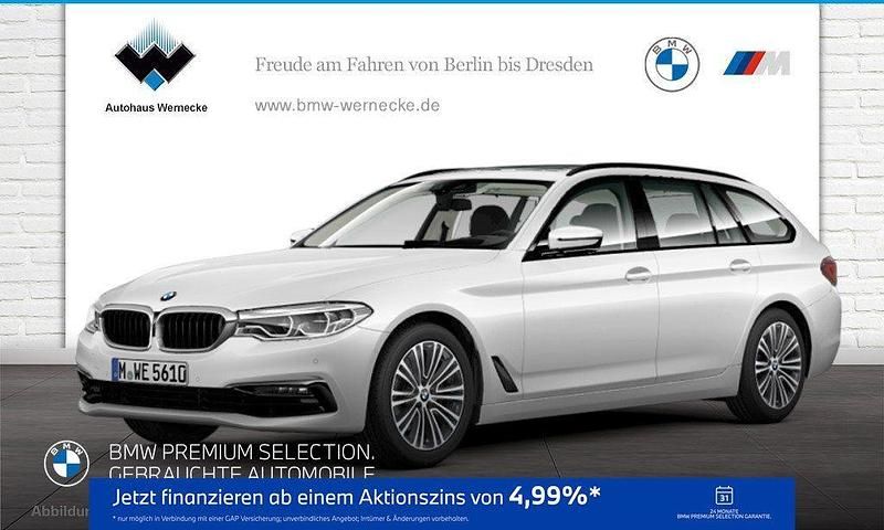 Gebraucht BMW 520 Sport Line 190 PS (139 kW) 2019 Weiß Kombi