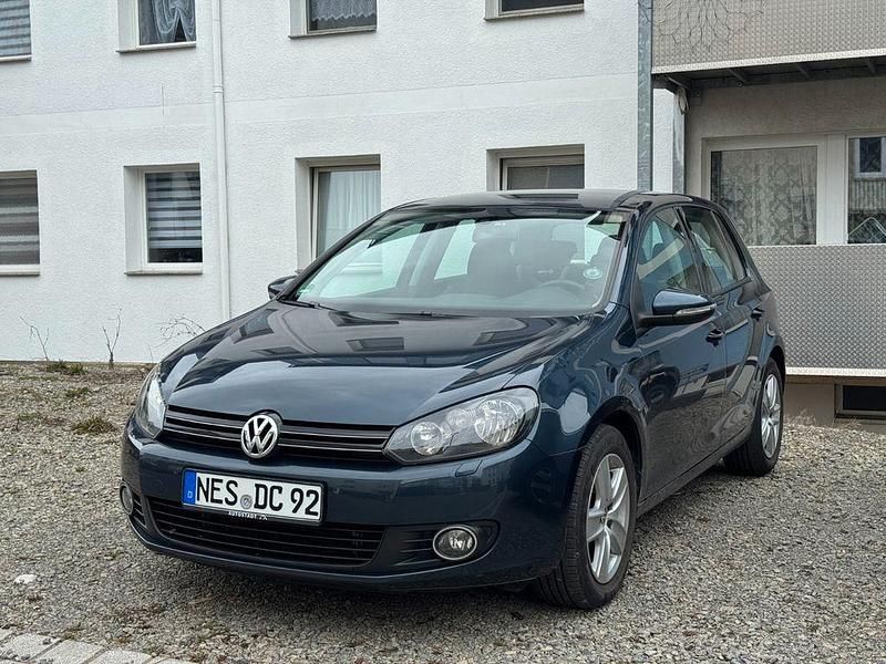 Gebraucht VW Golf VI Comfortline 122 PS (89 kW) 2009 Blau Kleinwagen