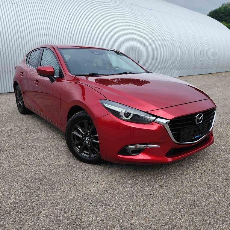 Rot Gebraucht 2018 Mazda 3 Exclusive-Line Limousine | 12.750 € (Guter Preis) - Bild 1/4