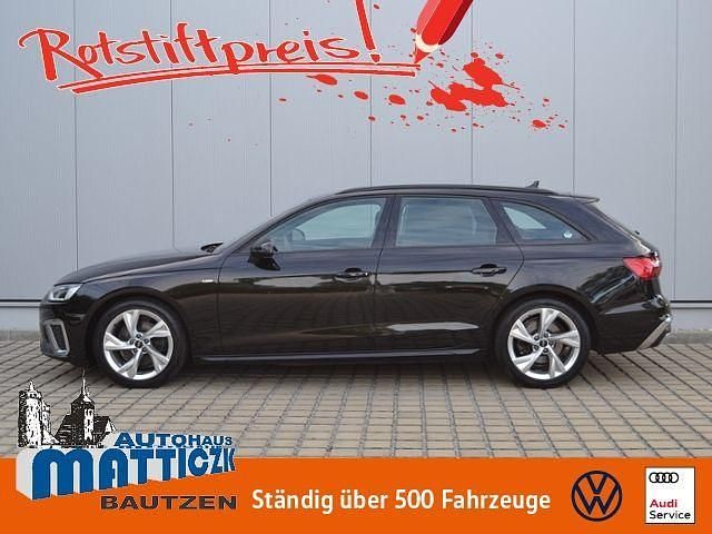 Schwarz Gebraucht 2021 Audi A4 S-Line Kombi | 27.960 € (Fairer Preis) - Bild 1/4
