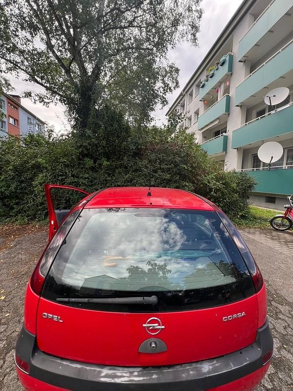 Rot Gebraucht 2001 Opel Corsa Kleinwagen | 500 € (Superpreis) - Bild 1/4