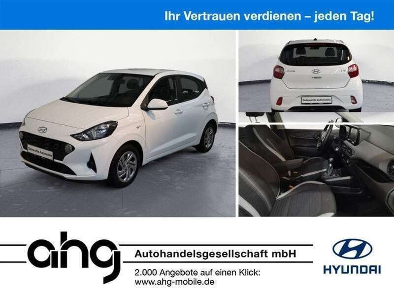 Weiß Gebraucht 2023 Hyundai i10 GO! Kleinwagen | 11.860 € (Superpreis) - Bild 1/4