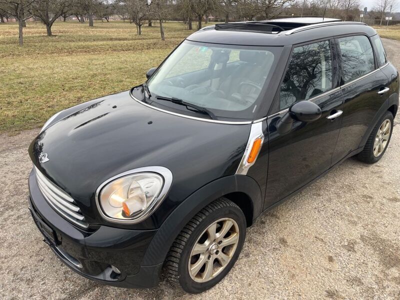 Schwarz Gebraucht 2012 Mini Cooper D Countryman Pepper SUV | 5.000 € (Superpreis) - Bild 1/4