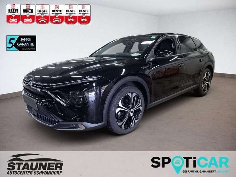 Schwarz Gebraucht 2024 Citroën C5 X PureTech Limousine | 18.980 € (Superpreis) - Bild 1/4