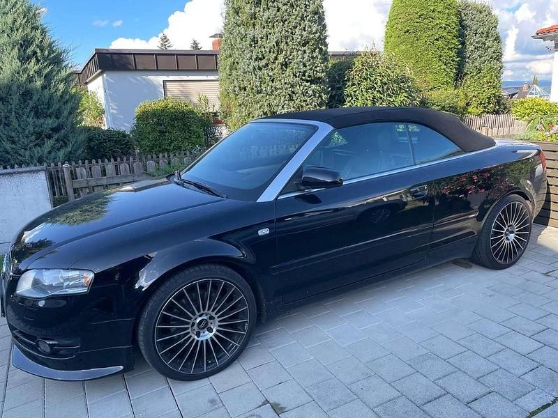 Schwarz Gebraucht 2006 Audi A4 Cabriolet S-Line Cabrio | 6.600 € (Fairer Preis) - Bild 1/4
