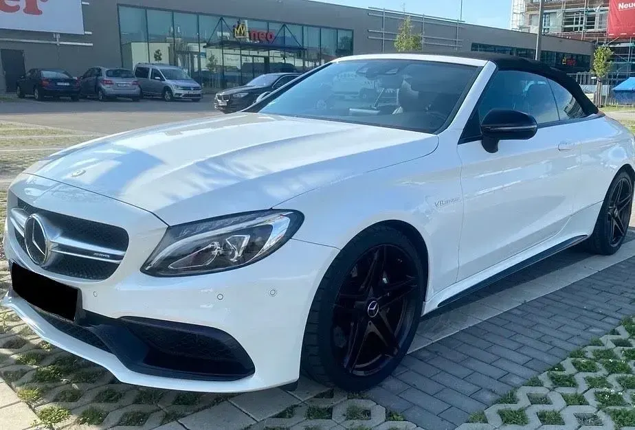 Gebraucht Mercedes C63 AMG AMG 476 PS (350 kW) 2018 Weiß Cabrio