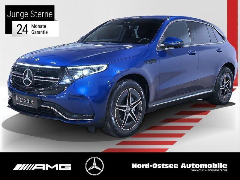 Blau brillantblau metallic Gebraucht 2021 Mercedes EQC400 AMG SUV | 35.390 € (Fairer Preis) - Bild 1/4