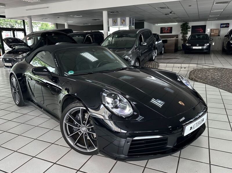 Tiefschwarzmetallic Gebraucht 2020 Porsche 911 Carrera Cabriolet Sport Cabrio | 119.950 € (Fairer Preis) - Bild 1/4