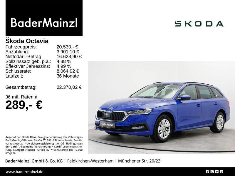 Energyblau Gebraucht 2022 Skoda Octavia Ambition Kombi | 20.530 € (Guter Preis) - Bild 1/3
