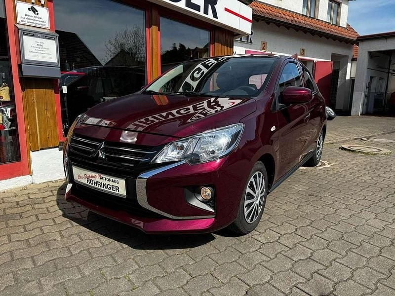 Amarenarot Gebraucht 2021 Mitsubishi Space Star Kleinwagen | 7.950 € (Fairer Preis) - Bild 1/4