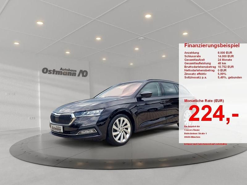 Schwarz Gebraucht 2021 Skoda Octavia First Edition Kombi | 26.990 € (Teuer) - Bild 1/4