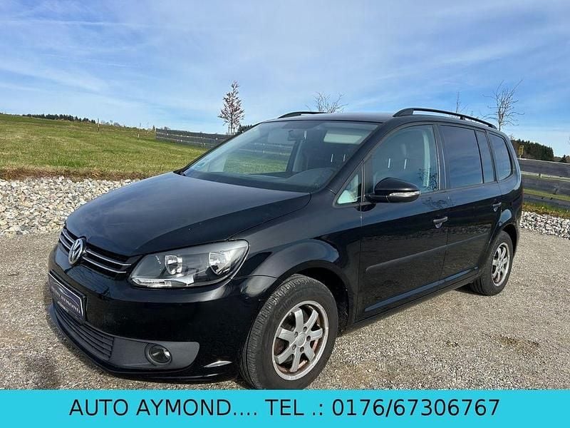 Schwarz Gebraucht 2012 VW Touran Trendline Van / Kleinbus | 3.900 € (Superpreis) - Bild 1/4