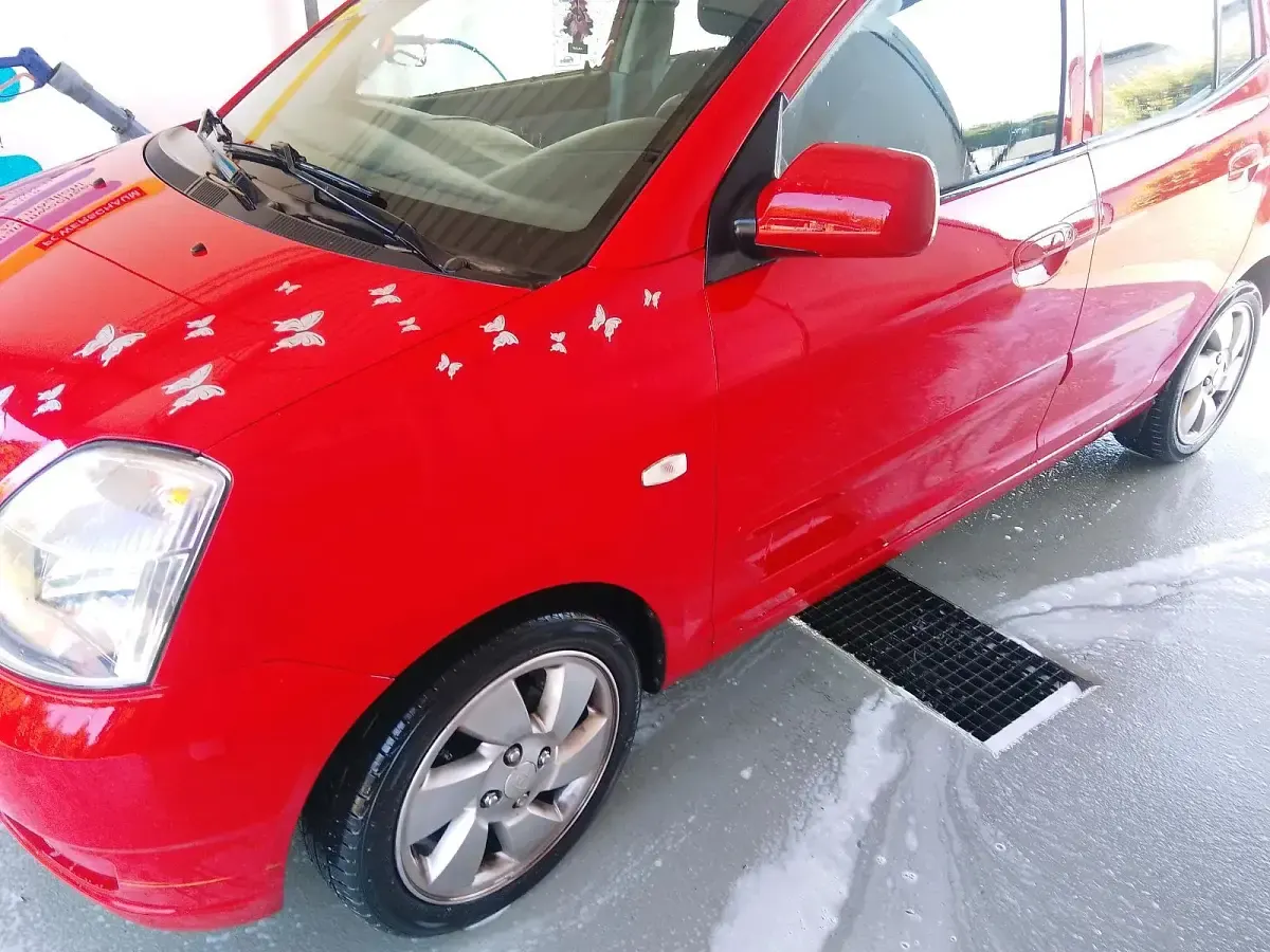Gebraucht Kia Picanto 65 PS (47 kW) 2007 Rot Kleinwagen