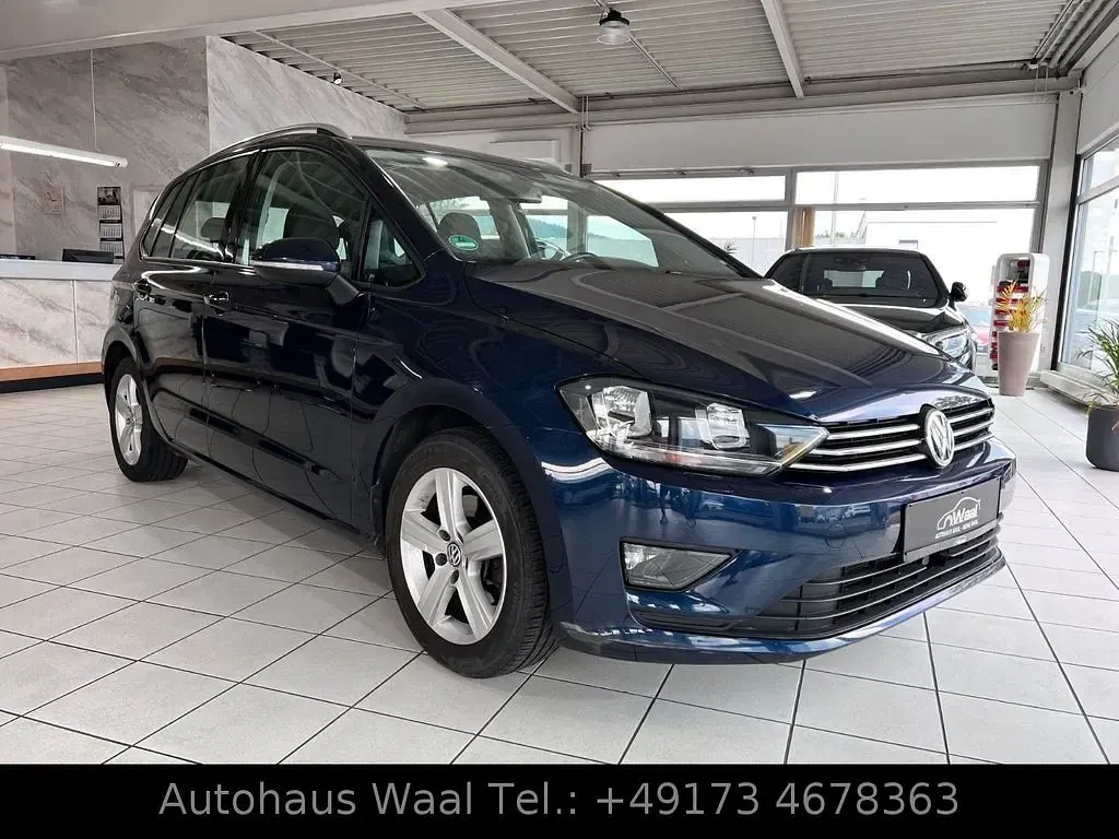 Gebraucht VW Golf Sportsvan 125 PS (91 kW) 2014 Blau Van / Kleinbus