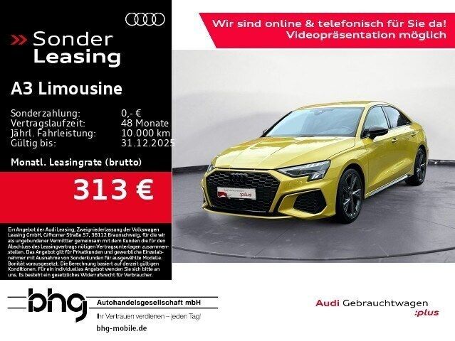 Gebraucht 2024 Audi A3 S-Line Limousine | 25.350 € (Superpreis) - Bild 1/4