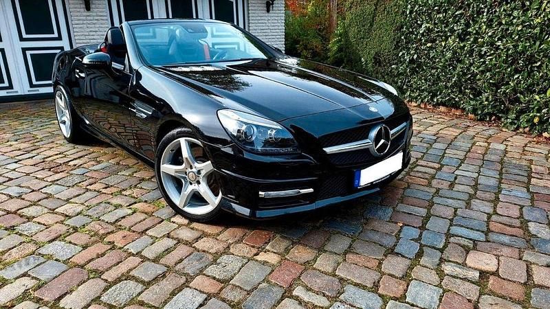 Schwarz Gebraucht 2012 Mercedes SLK200 Cabrio | 15.000 € (Superpreis) - Bild 1/4
