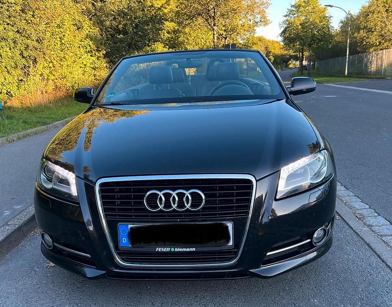 Schwarz Gebraucht 2012 Audi A3 Cabriolet Ambition Cabrio | 8.900 € (Guter Preis) - Bild 1/4