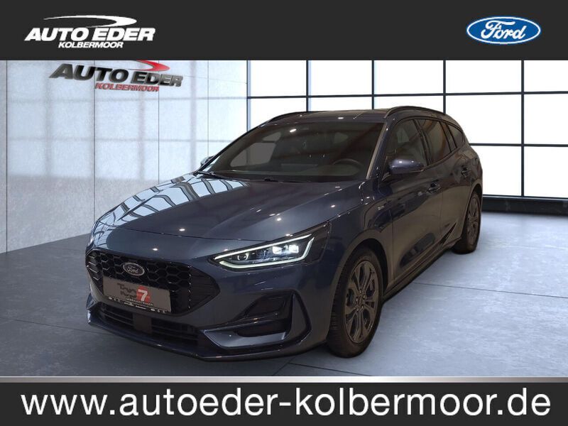 Chromablau (blau) Gebraucht 2023 Ford Focus ST-Line Kombi | 25.880 € (Guter Preis) - Bild 1/4
