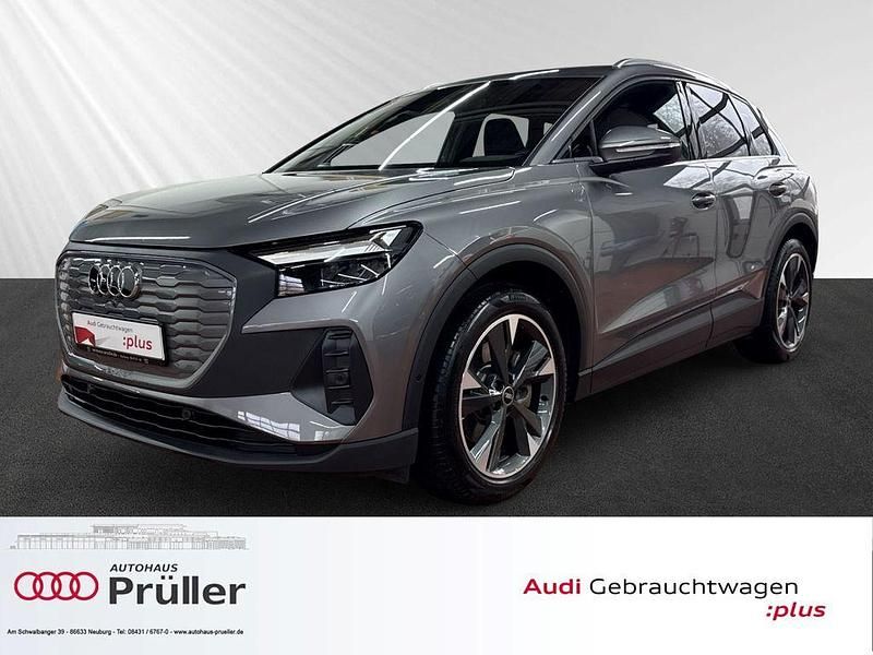 Taifungrau metallic (grau) Gebraucht 2022 Audi Q4 e-tron Sport SUV | 32.900 € (Fairer Preis) - Bild 1/4