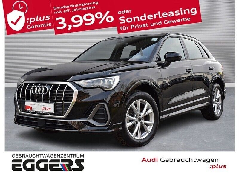 Mythosschwarz metallic Gebraucht 2024 Audi Q3 S-Line SUV | 44.380 € (Etwas zu teuer) - Bild 1/4