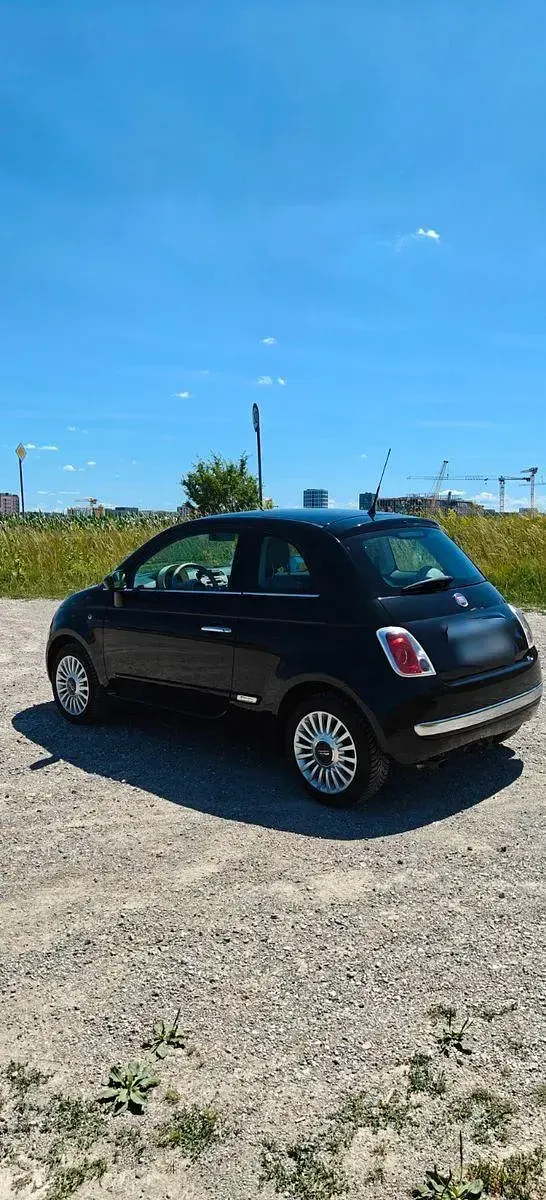 Gebraucht Fiat 500 Lounge 69 PS (50 kW) 2009 Schwarz Cabrio