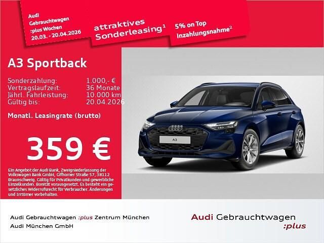 Gebraucht Audi A3 Sportback e-tron Ambiente 204 PS (150 kW) 2025 Navarrablau metallic Kleinwagen