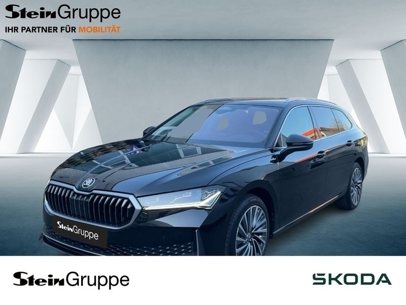 Ebony schwarz Gebraucht 2024 Skoda Superb LAURIN & KLEMENT Kombi | 34.960 € - Bild 1/4
