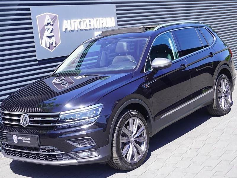 Gebraucht VW Tiguan Allspace Highline 239 PS (175 kW) 2017 Deep black perleffekt SUV