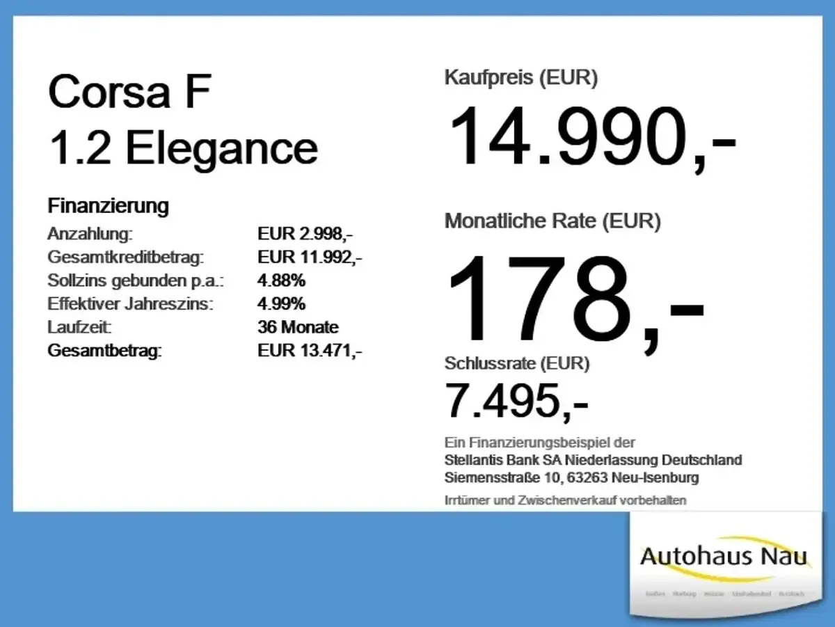 Gebraucht Opel Corsa Elegance 75 PS (55 kW) 2023 Jade weiss Kleinwagen