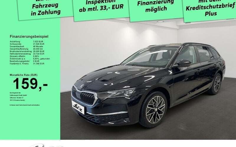 Schwarz Gebraucht 2024 Skoda Octavia Selection Kombi | 30.848 € (Guter Preis) - Bild 1/4