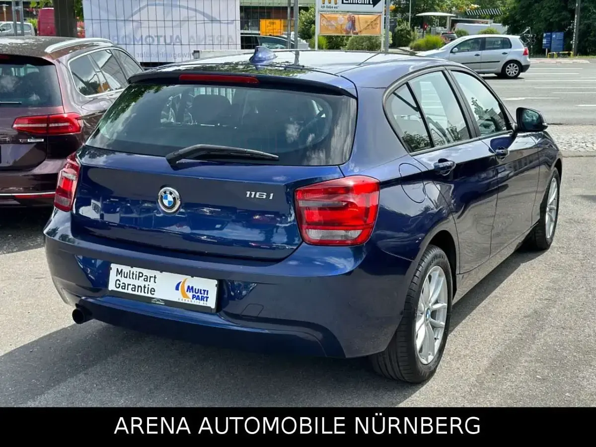 Brugt BMW 116 136 HK (100 kW) 2011 Blå Hatchback
