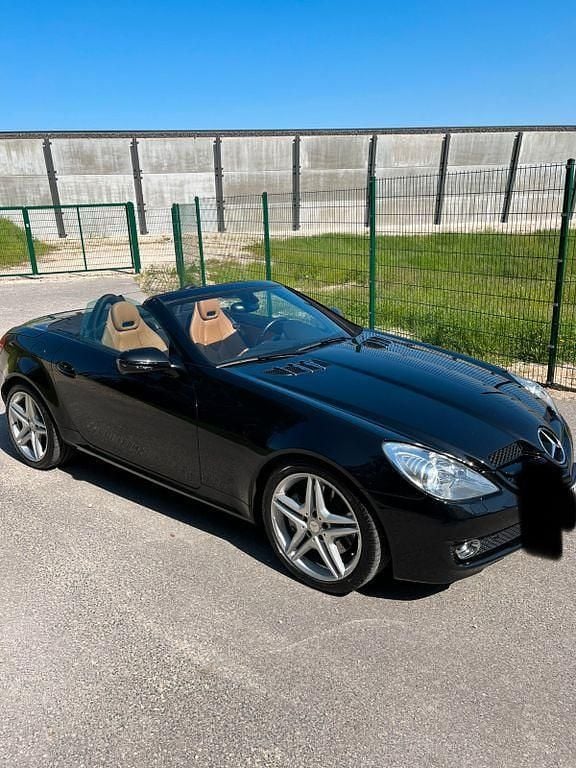 Schwarz Gebraucht 2009 Mercedes SLK350 Cabrio | 14.999 € (Fairer Preis) - Bild 1/4