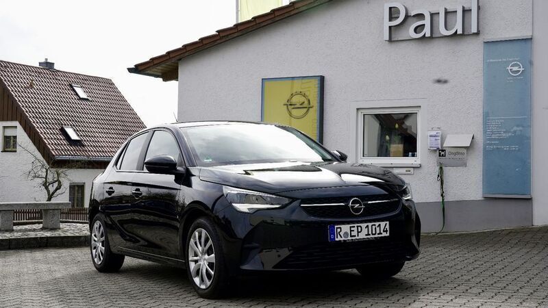 Schwarz Gebraucht 2022 Opel Corsa Edition Kleinwagen | 16.499 € (Etwas zu teuer) - Bild 1/4