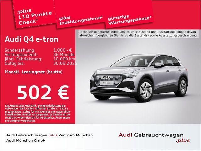 Florettsilber metallic Gebraucht 2024 Audi Q4 e-tron Sport SUV | 46.329 € (Superpreis) - Bild 1/2