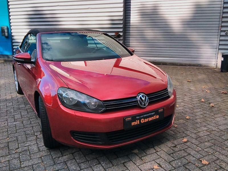 Rot Gebraucht 2012 VW Golf Cabriolet Cabrio | 7.700 € (Fairer Preis) - Bild 1/4