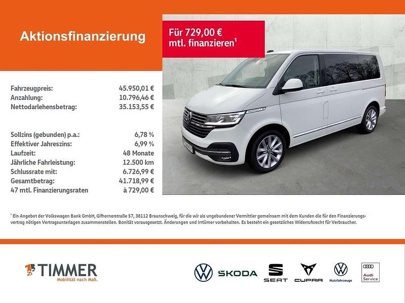 Gebraucht VW Multivan Generation Six 204 PS (150 kW) 2021 Candy weiß Van